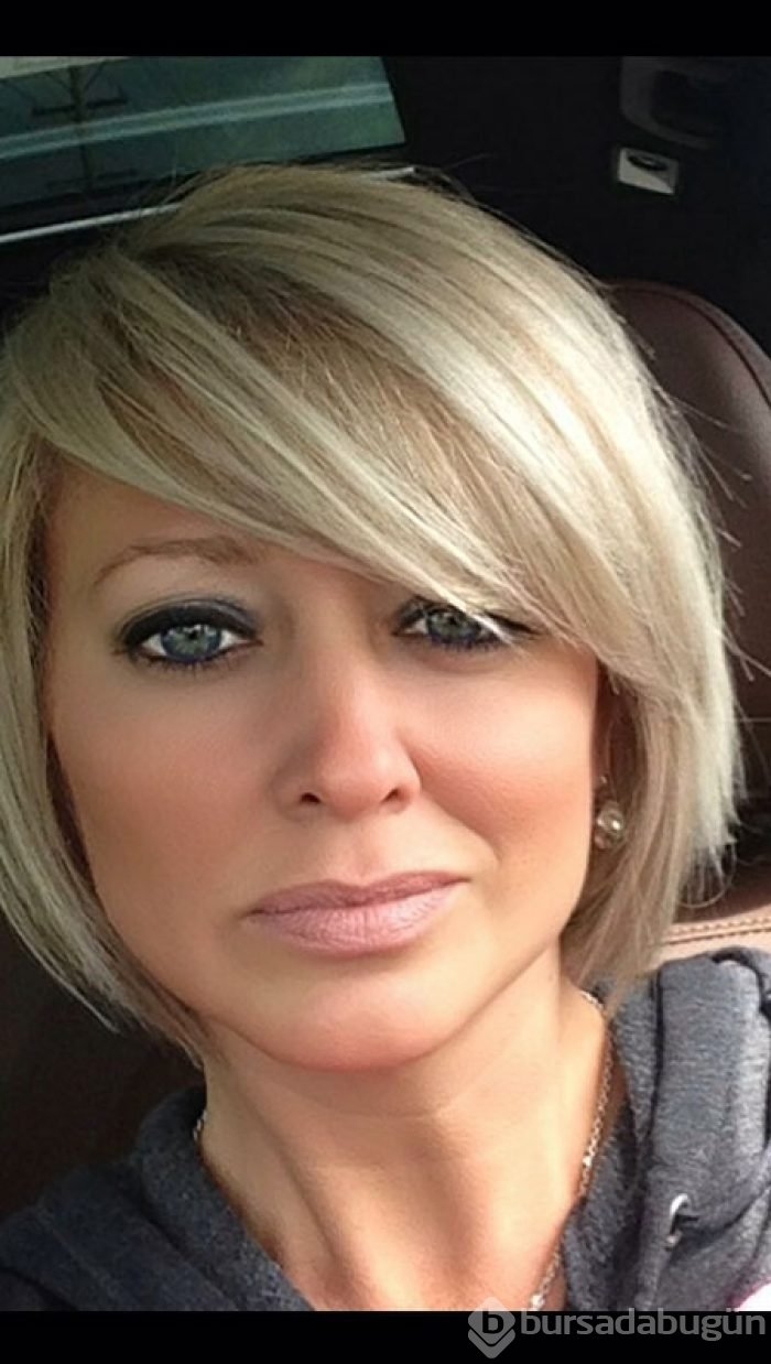 Короткое каре с косой челкой