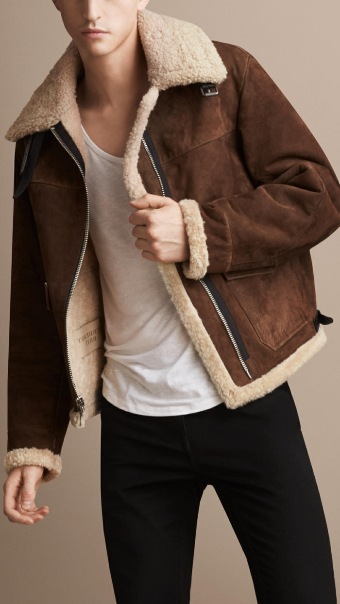 Дубленка Burberry Brit мужская