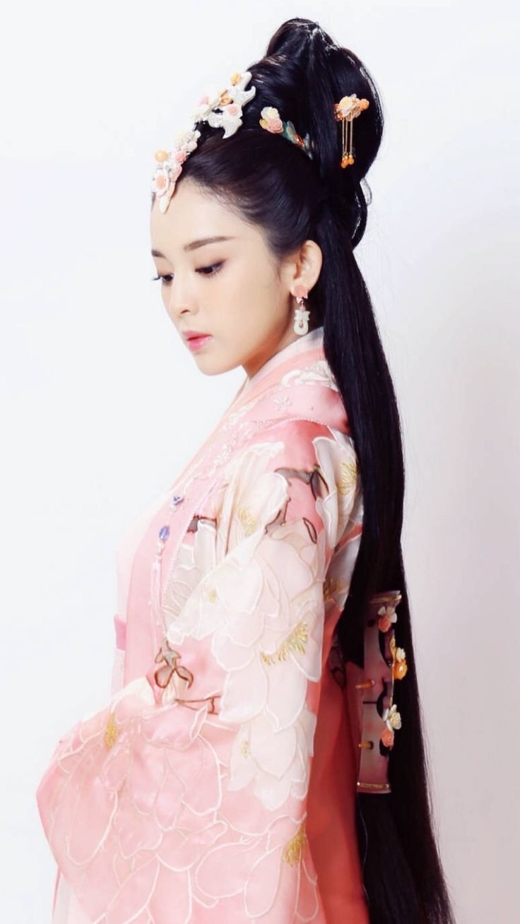 Китайские прически на длинные волосы