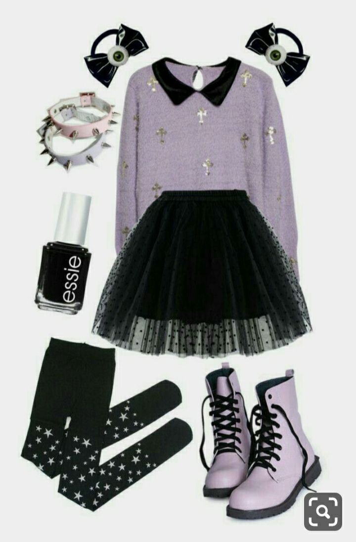 Pastel goth аутфит