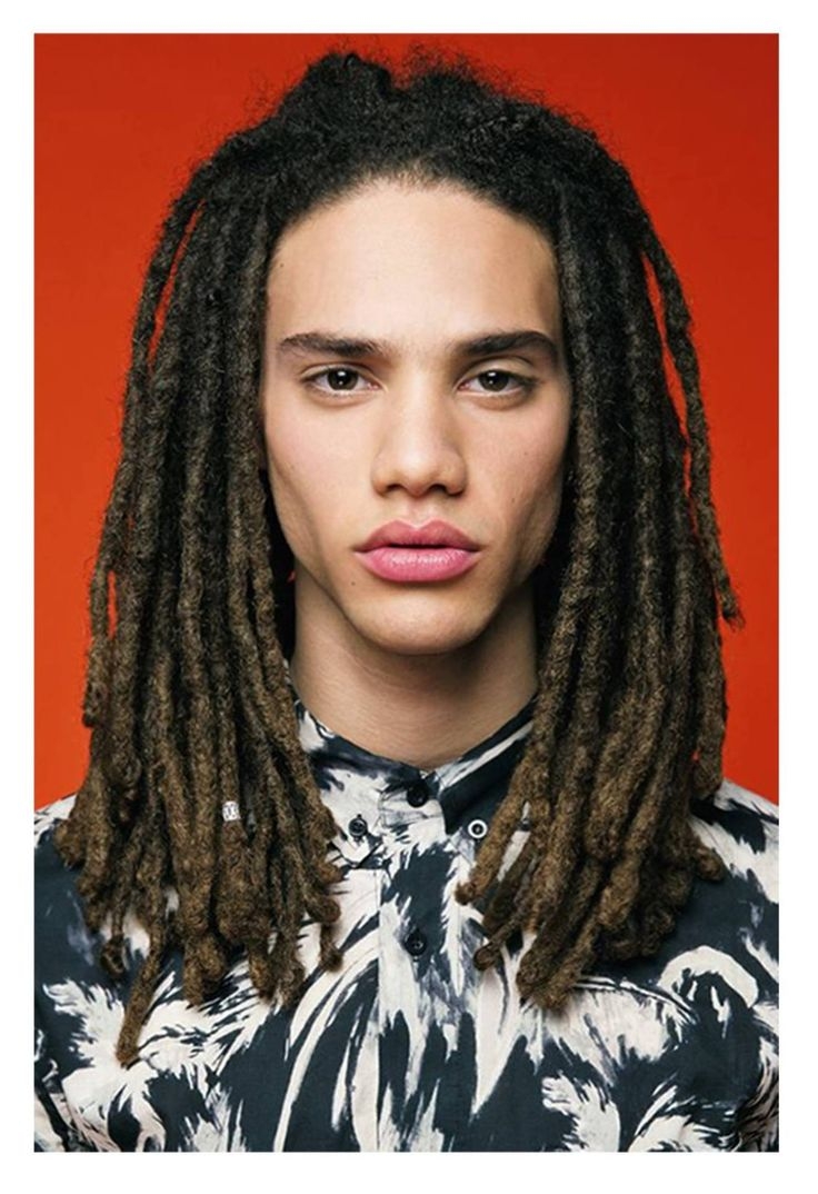 Белые дреды мужские