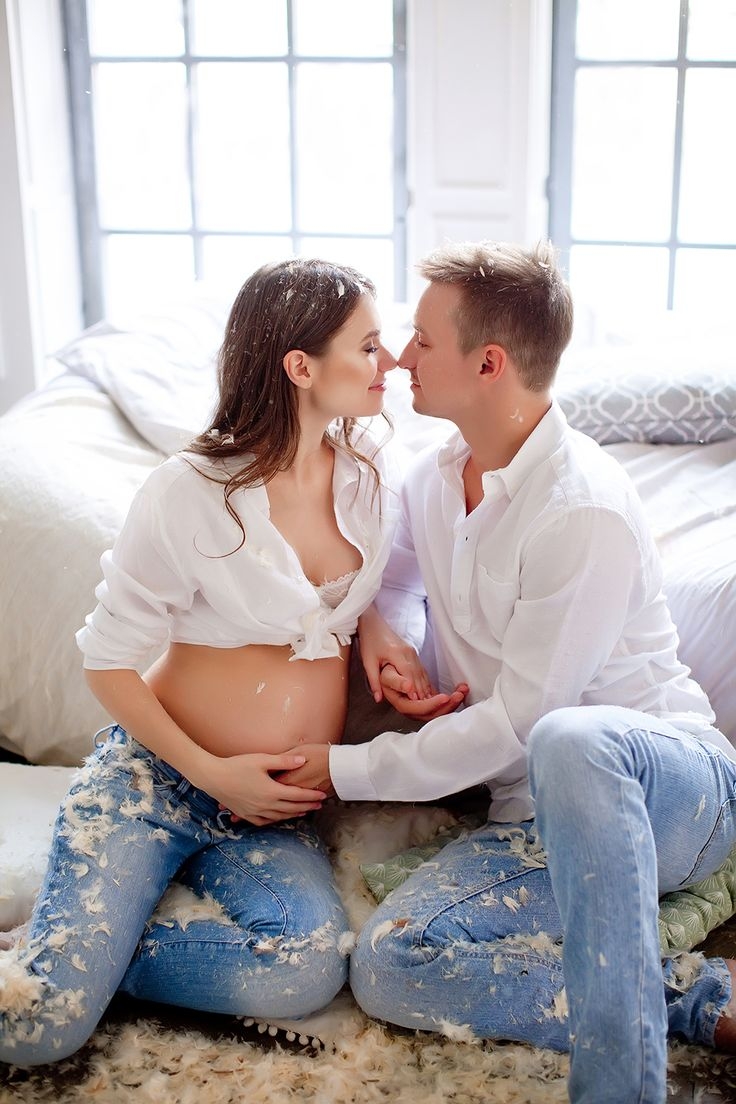 Фотосессия беременности с мужем