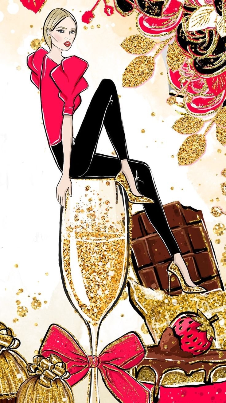 Гламурные иллюстрации