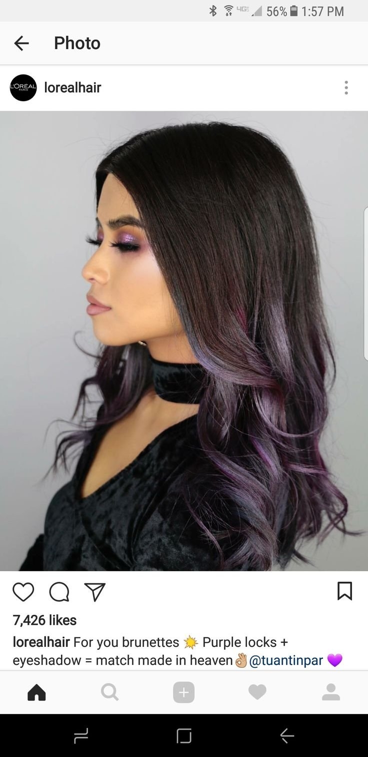 Прялки на темных волосах