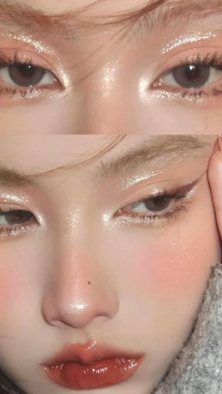 Корейский ангельский макияж