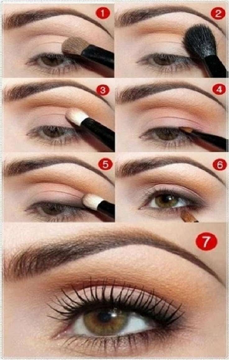 Макияж для карих глаз пошагово