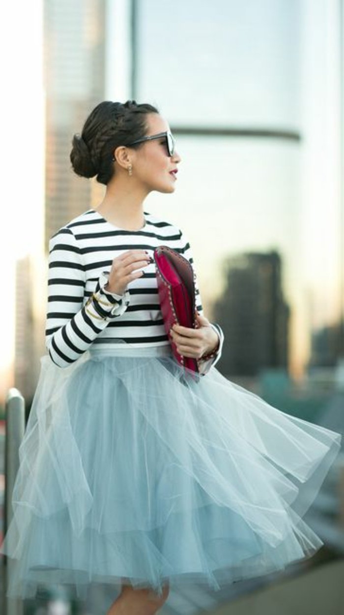 Платье с юбкой пачкой