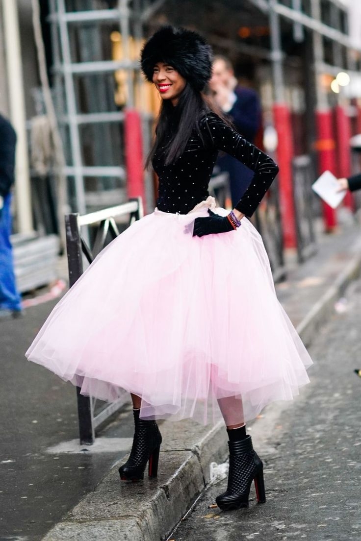 Платье с юбкой пачкой