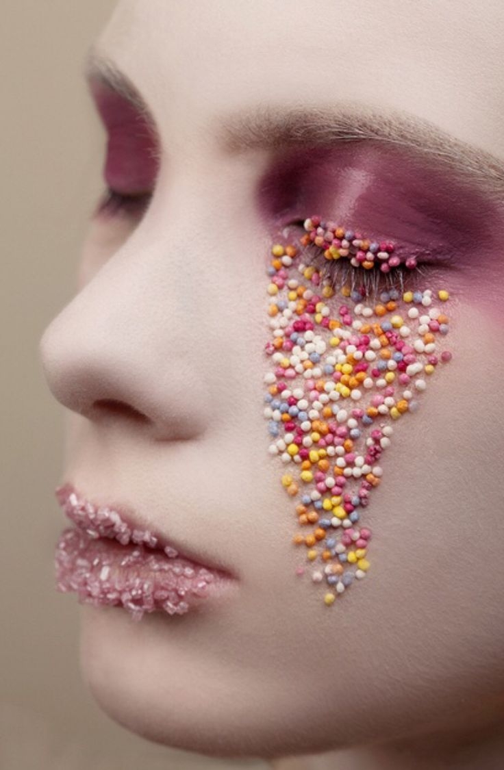 Конфетный макияж глаз