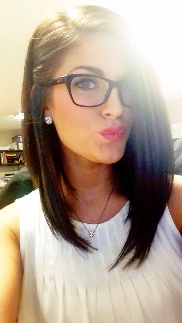 Стрижка Лонг Боб на длинные волосы без челки