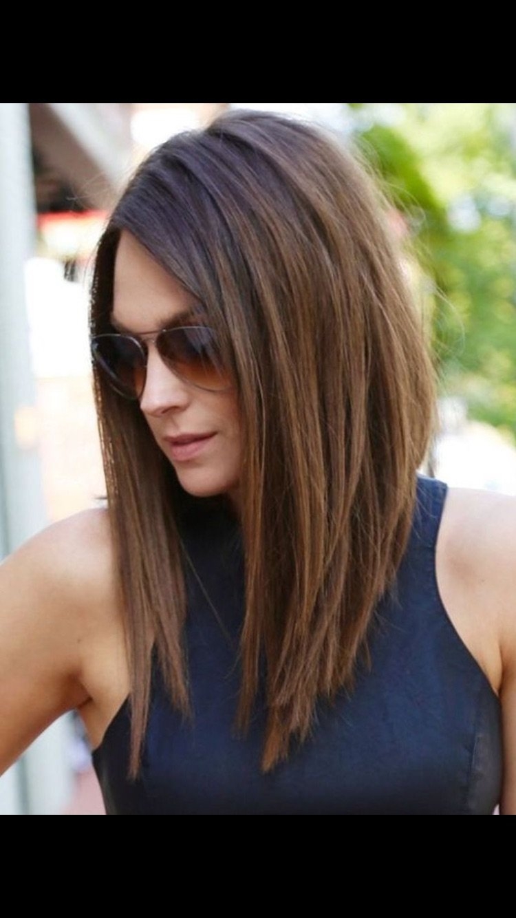 Лонг боб стрижка