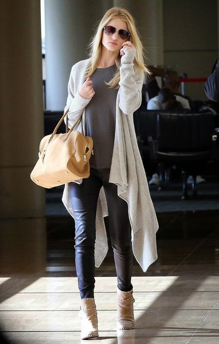 Street Style outfit кардиган