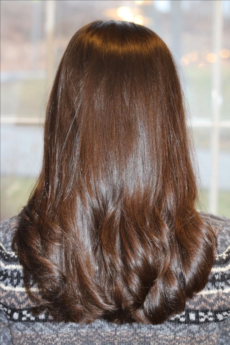 Коричневый цвет волос без рыжины