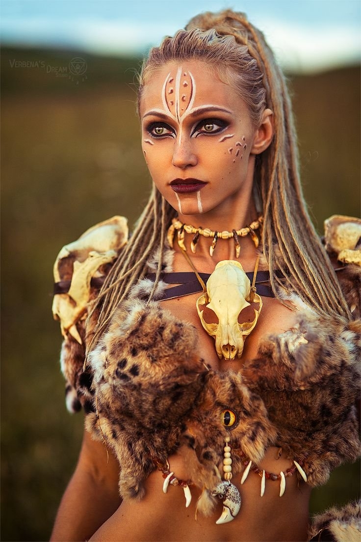 Макияж воительницы