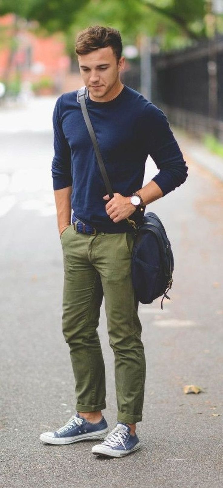 Мужской лук хаки