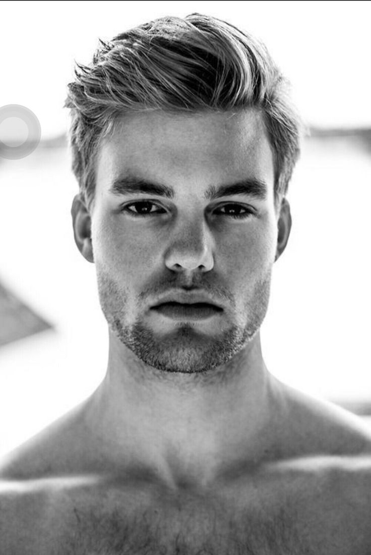 Короткие стрижки для прямоугольного лица мужские