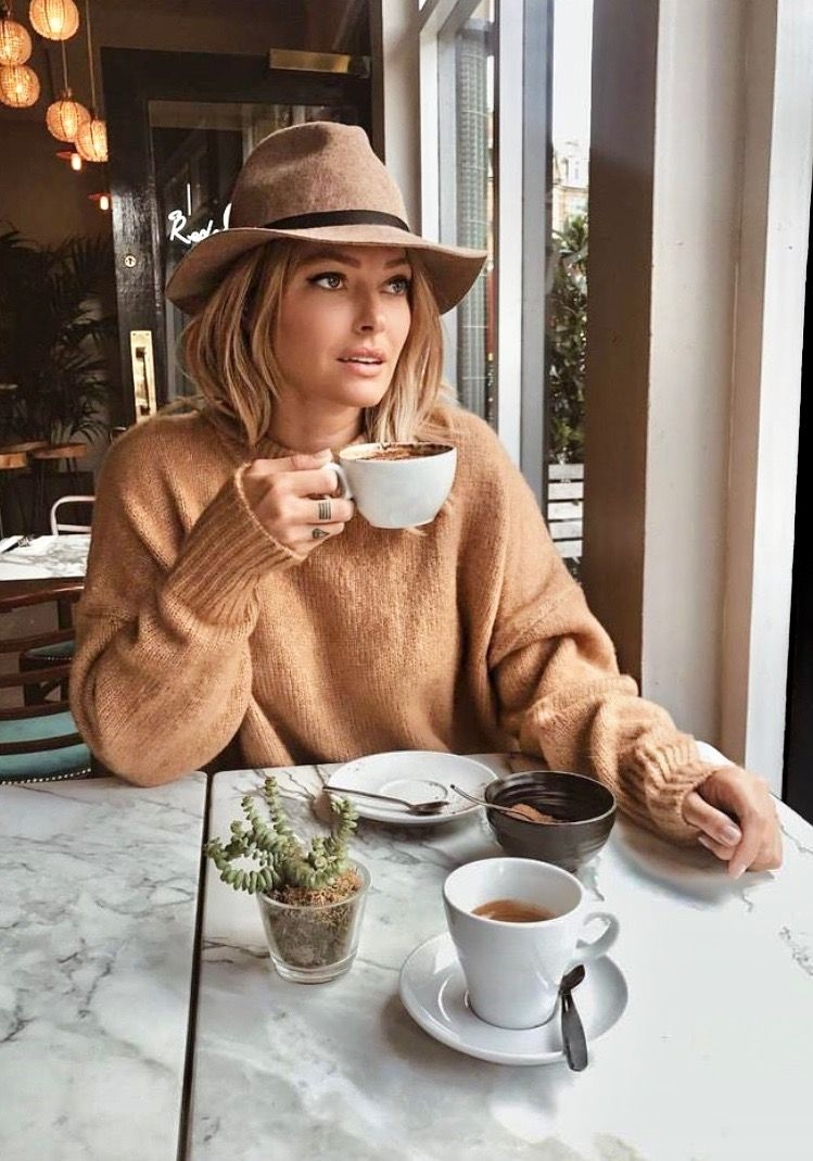 Образы для фотосессии в кофейне