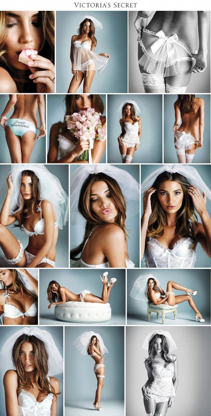 Красивые позы для фотосессии в белье