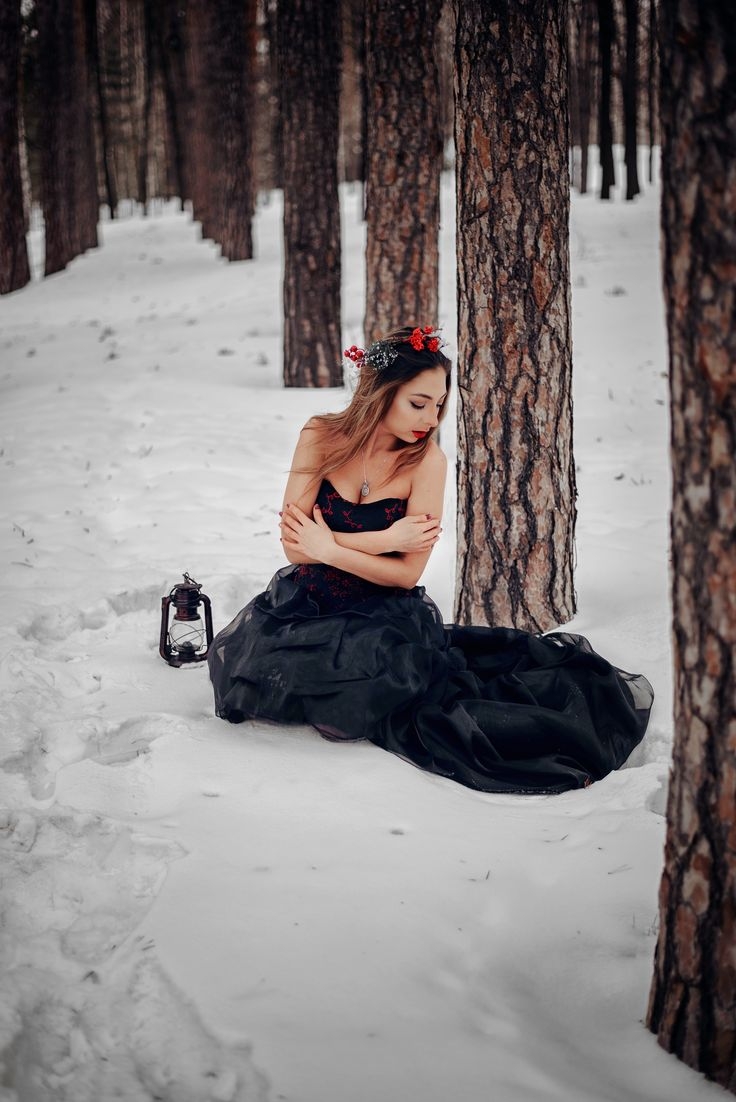 Зимняя фотосессия на улице