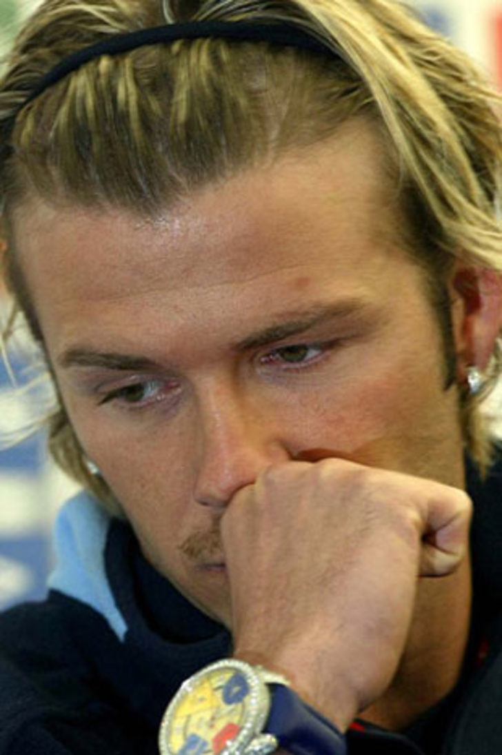 Прическа Дэвида Бекхэма 2003