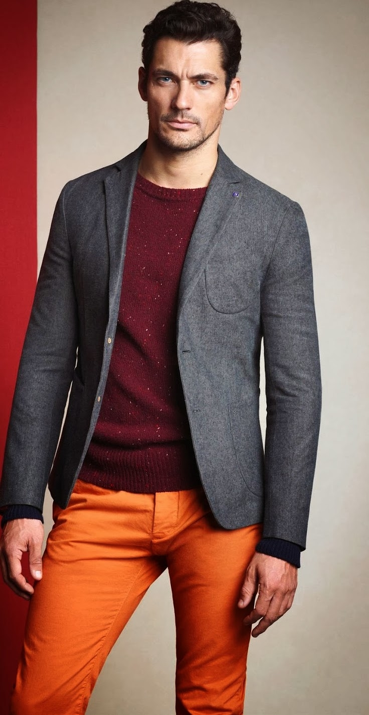 Пиджак с водолазкой мужской