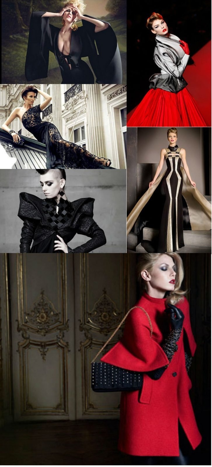 Драматический стиль в одежде