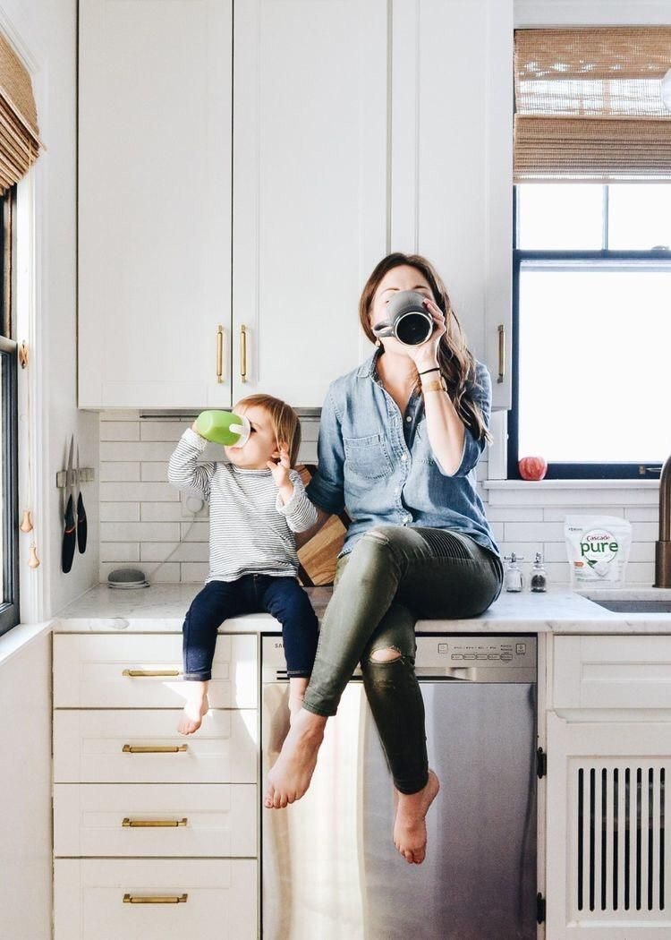 Необычные фотосессии мамы с сыном