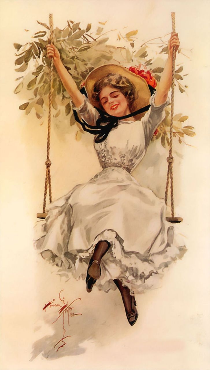 Харрисон Фишер открытки Винтажные