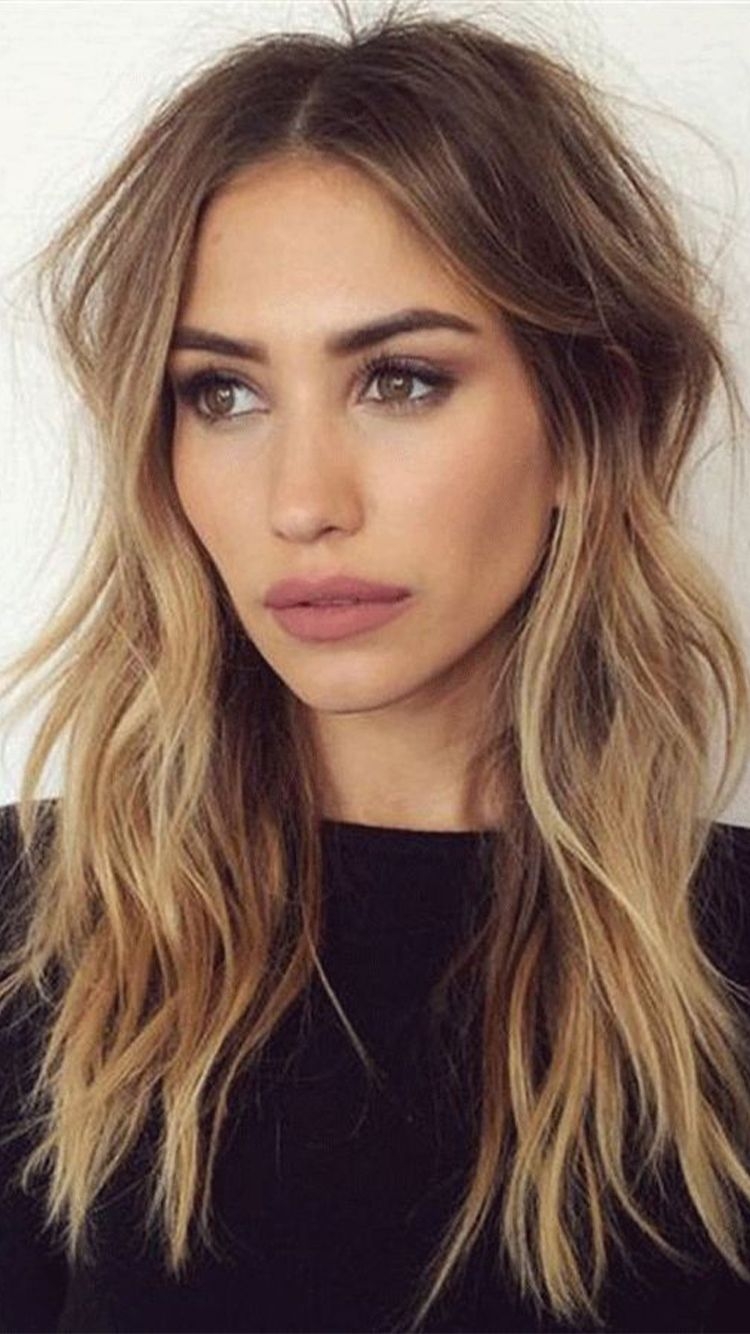 Контуринг на русые волосы средней