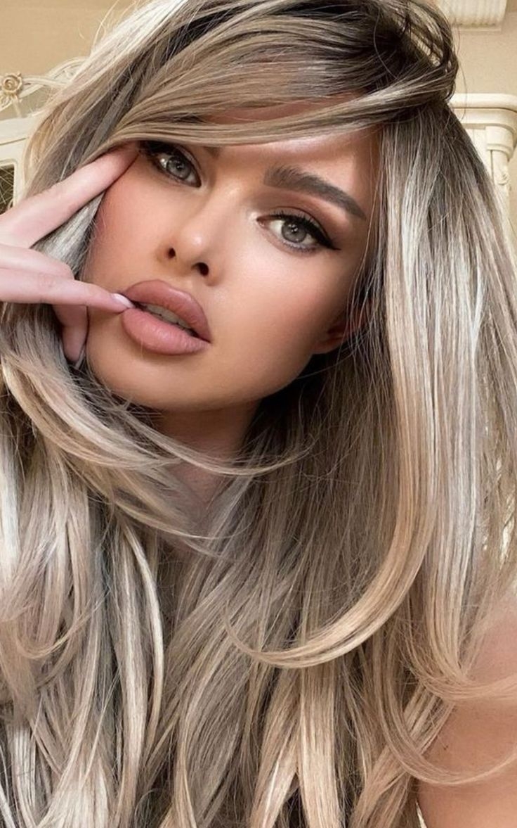 Золотисто пепельный цвет волос фото