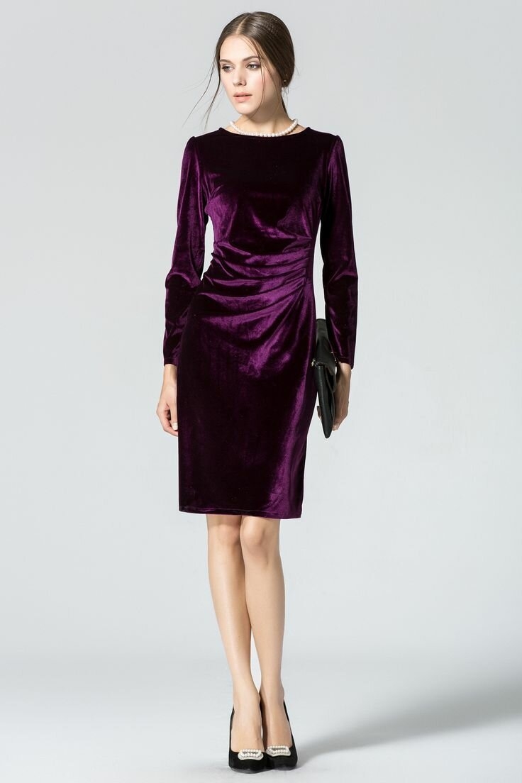 Платья из панбархата фасоны