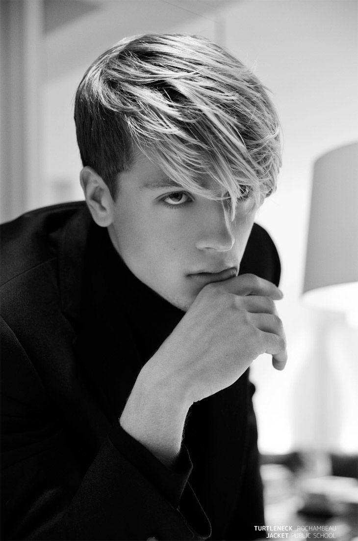 Мужские стрижки с длинной челкой