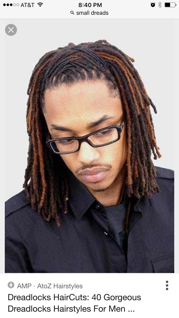 Тонкие дреды мужские