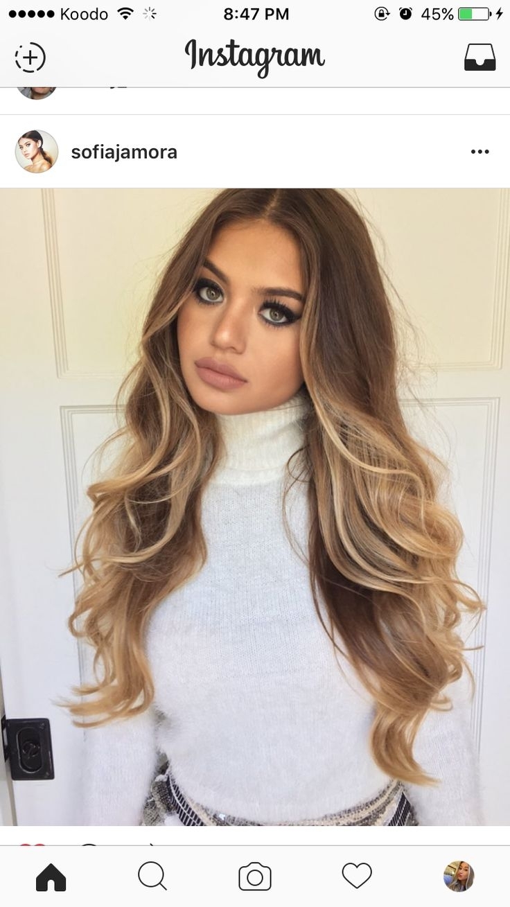 Контуринг на русые волосы