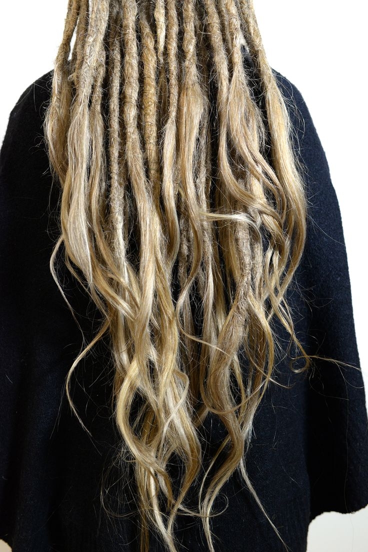 Дреды на концах волос