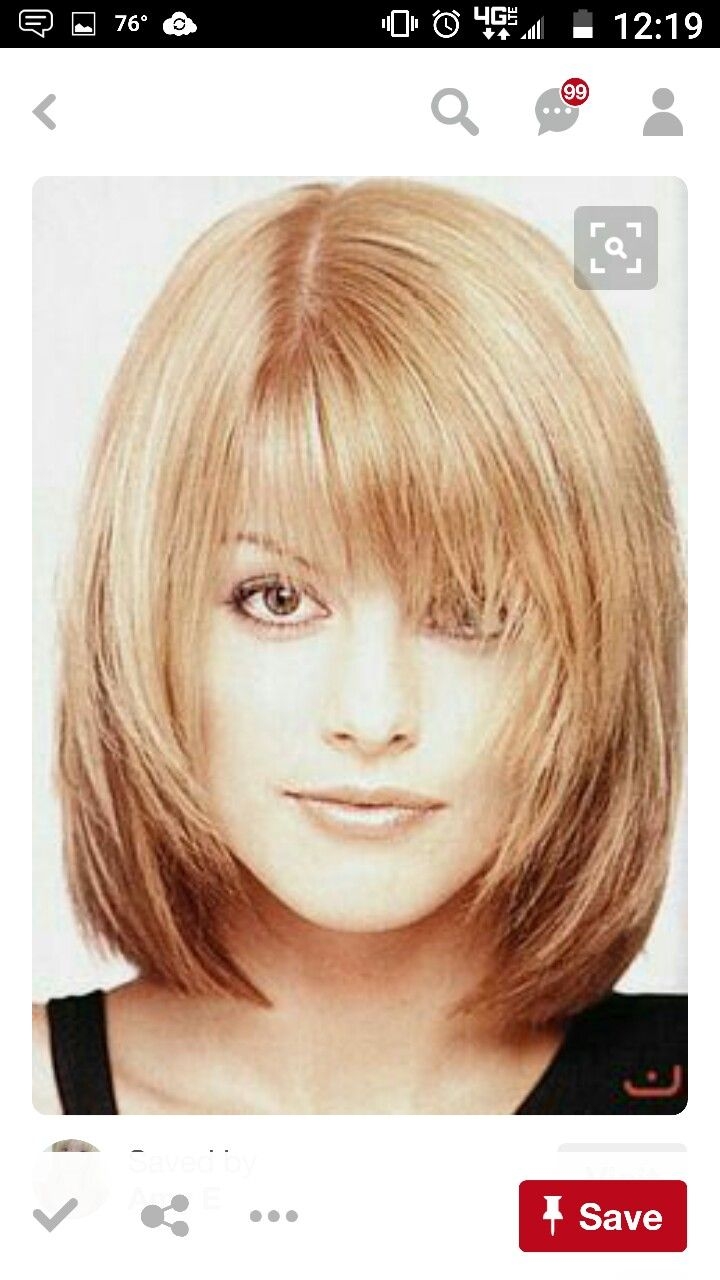 Ступенчатое каре на средние волосы