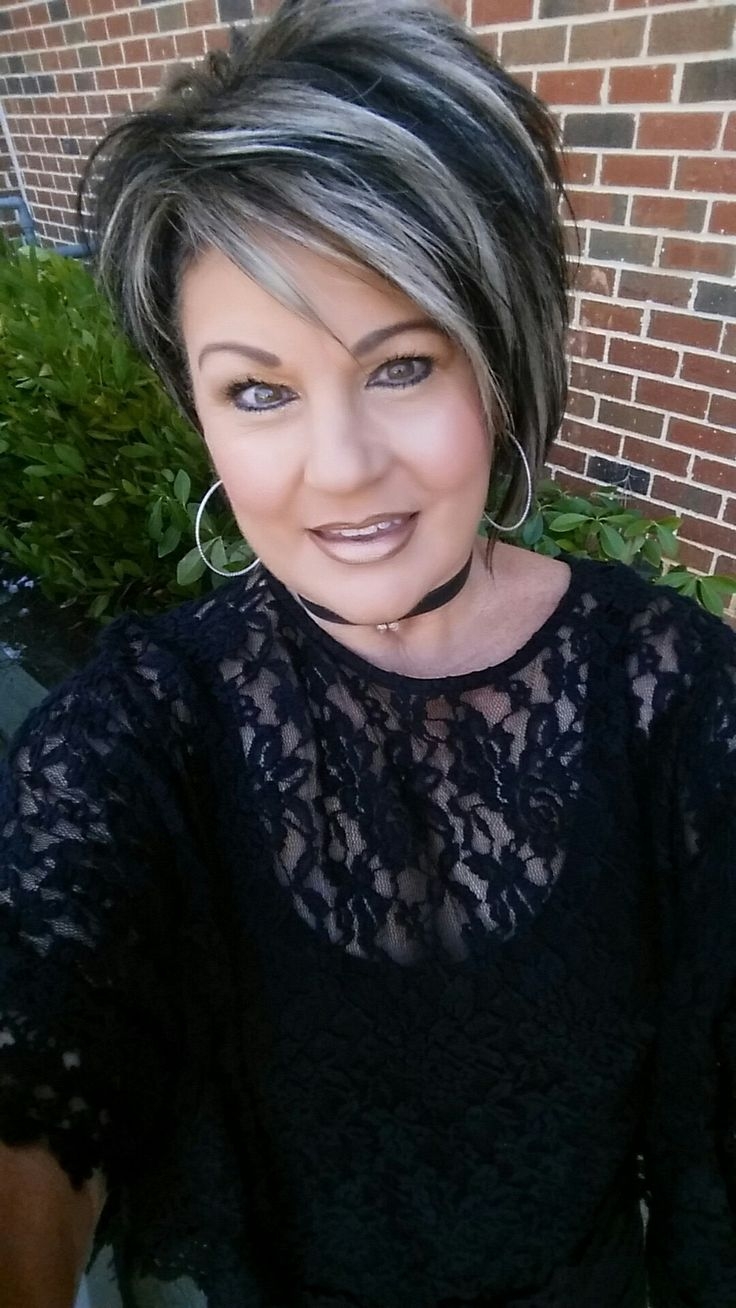 Мелирование на Седые волосы