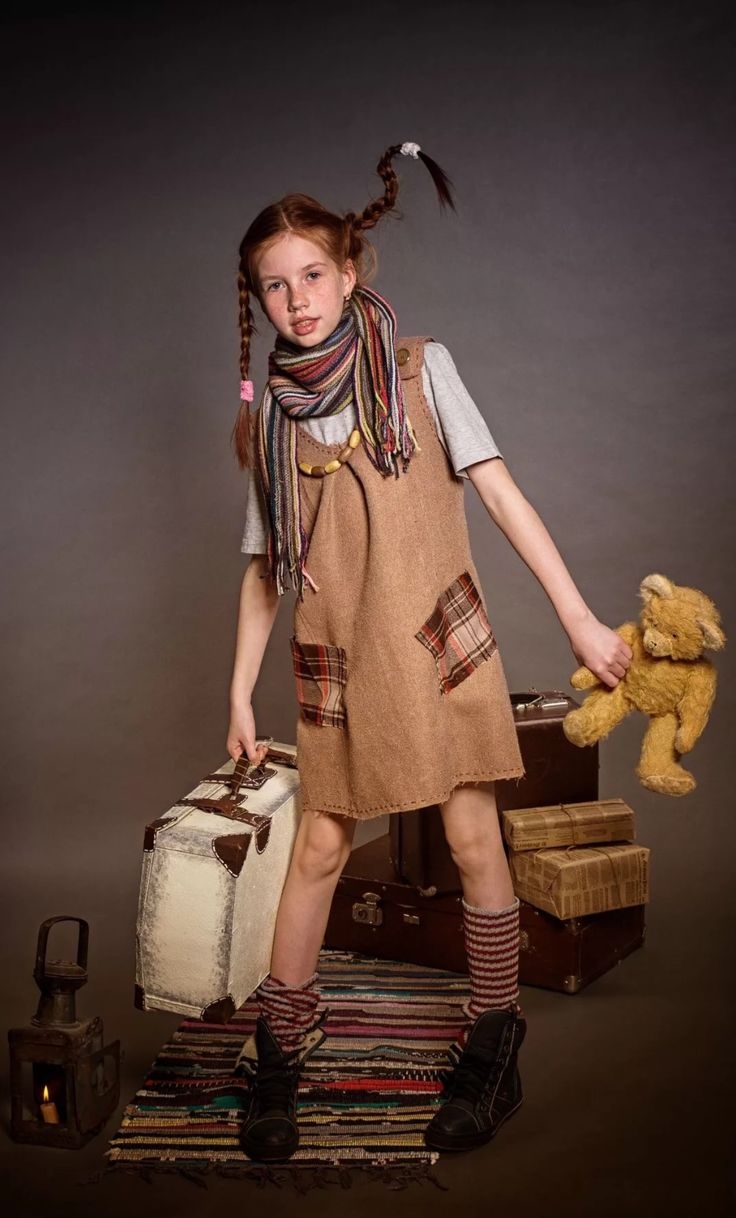 Пеппи длинный чулок