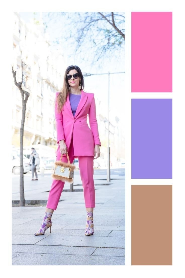 Цветовые сочетания с фуксией