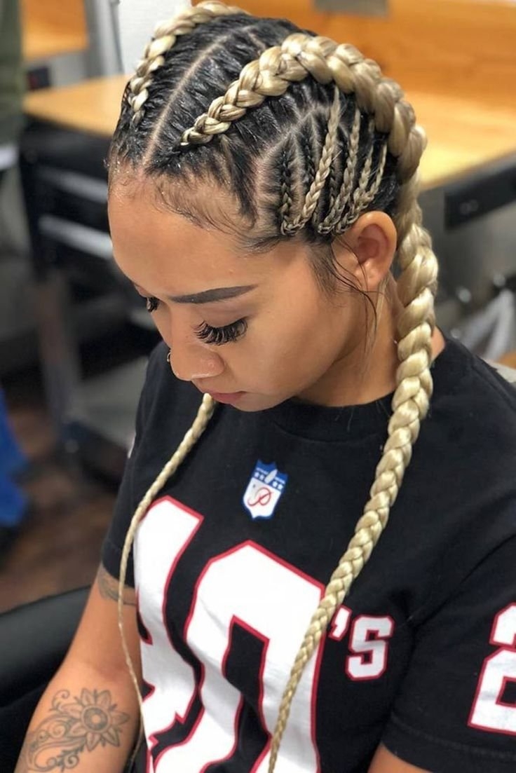 Боксерские косички с канекалоном