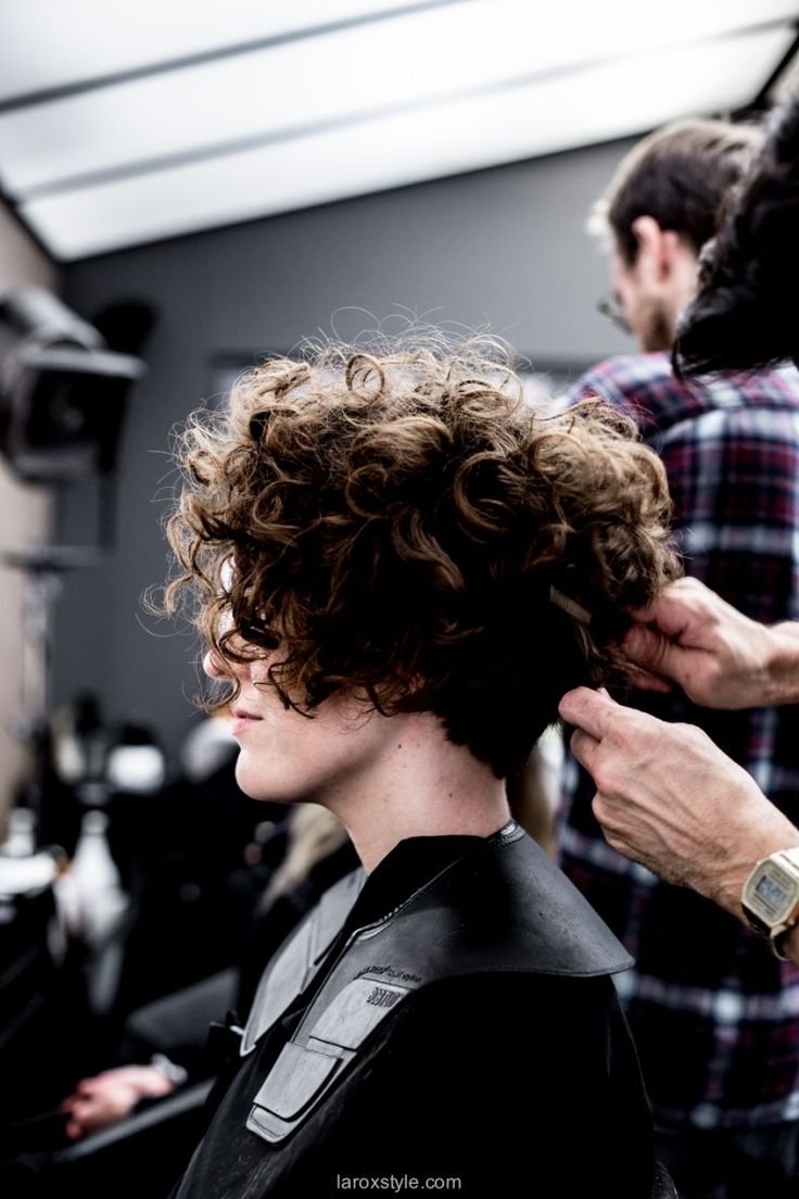 Короткие стрижки на кудрявые волосы