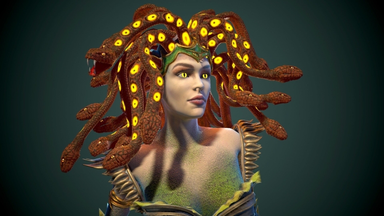 Медуза Горгона скульптура