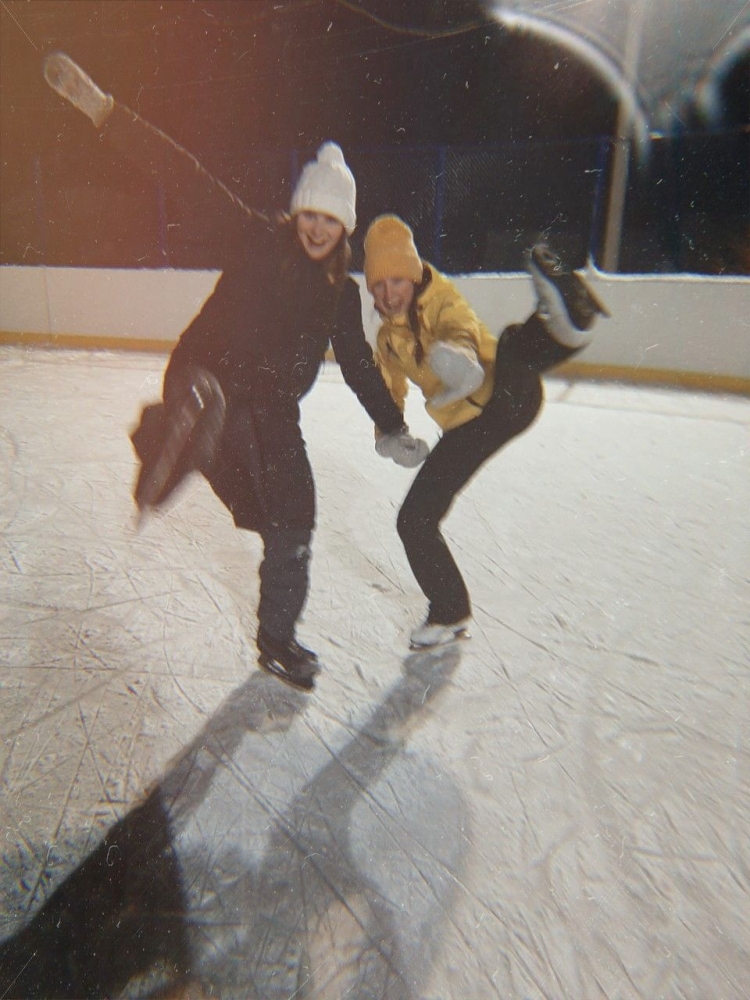 Зима каток Эстетика