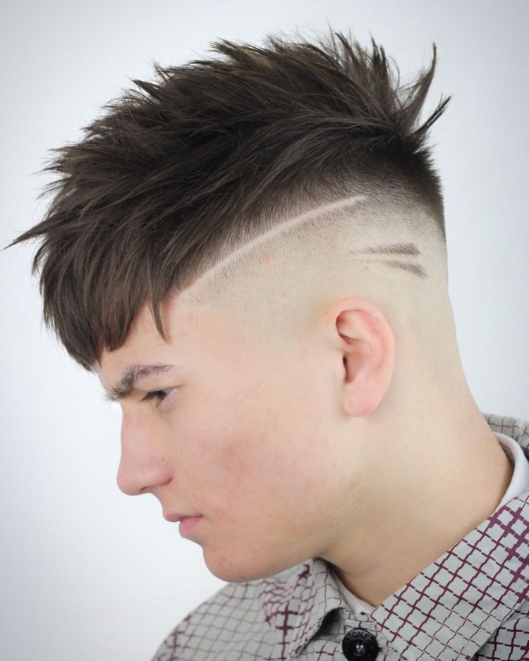 Мужская стрижка дракон