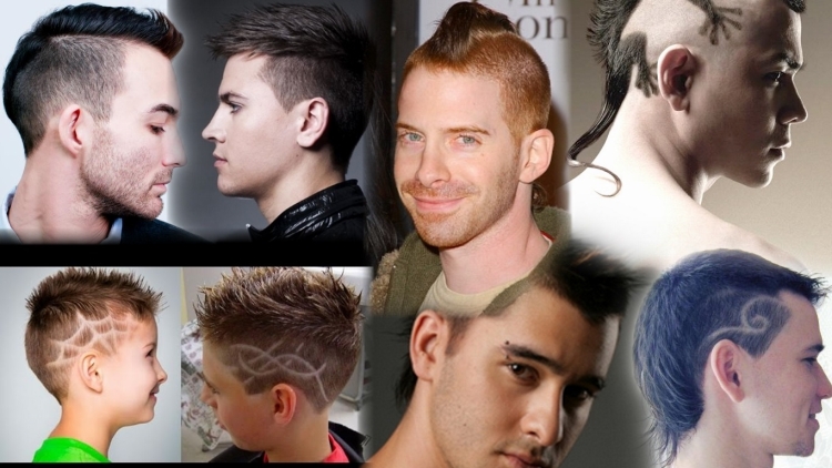 Стрижка дракончик мужская