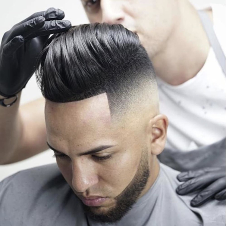 Прическа мужская драгон