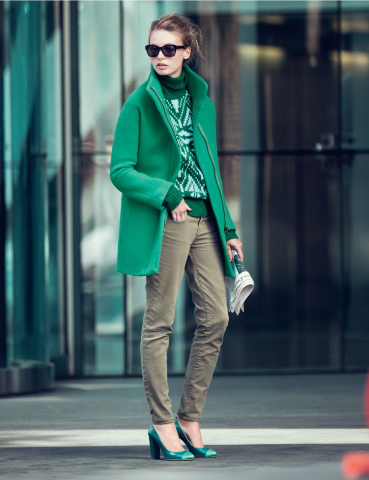 Образ в зеленом цвете