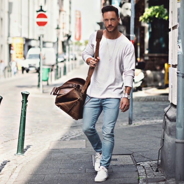 Кэжуал мода стрит стиль мужская