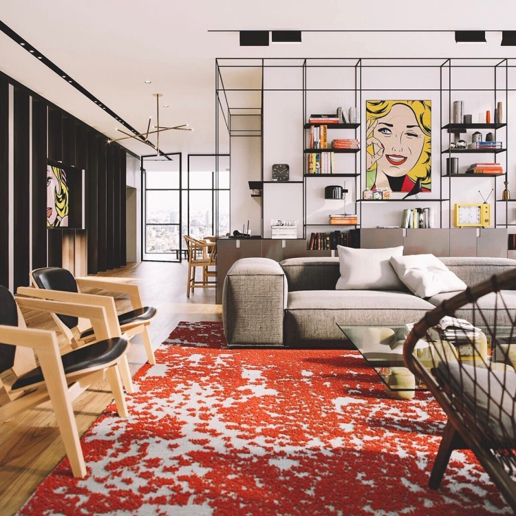 Стиль поп-арт в интерьере