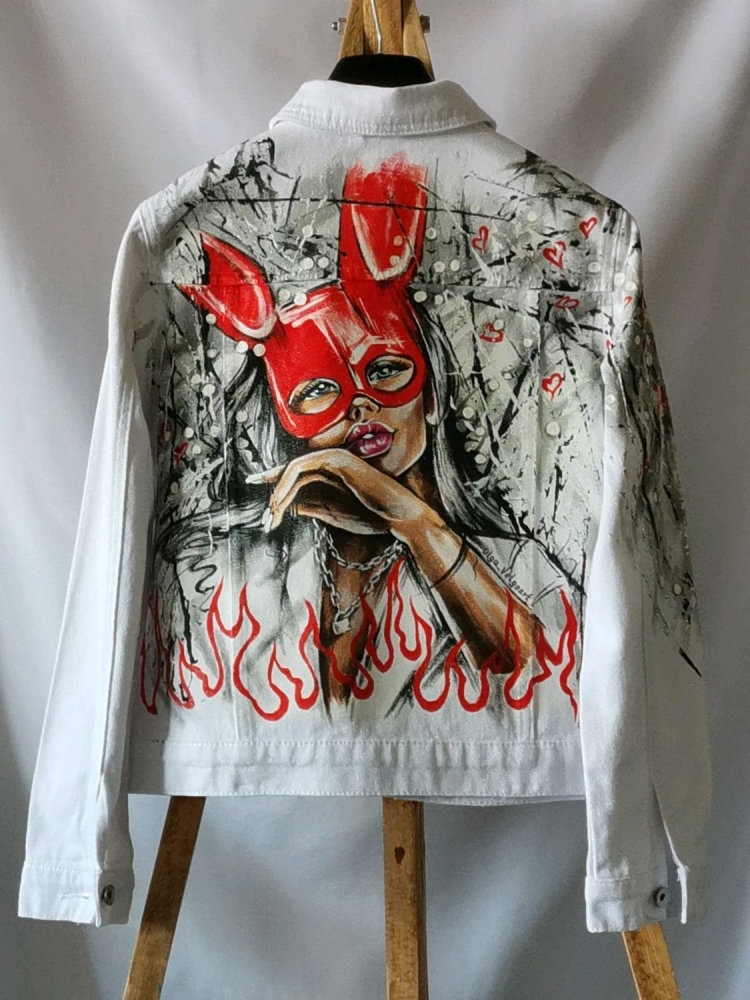 Роспись джинсовой куртки